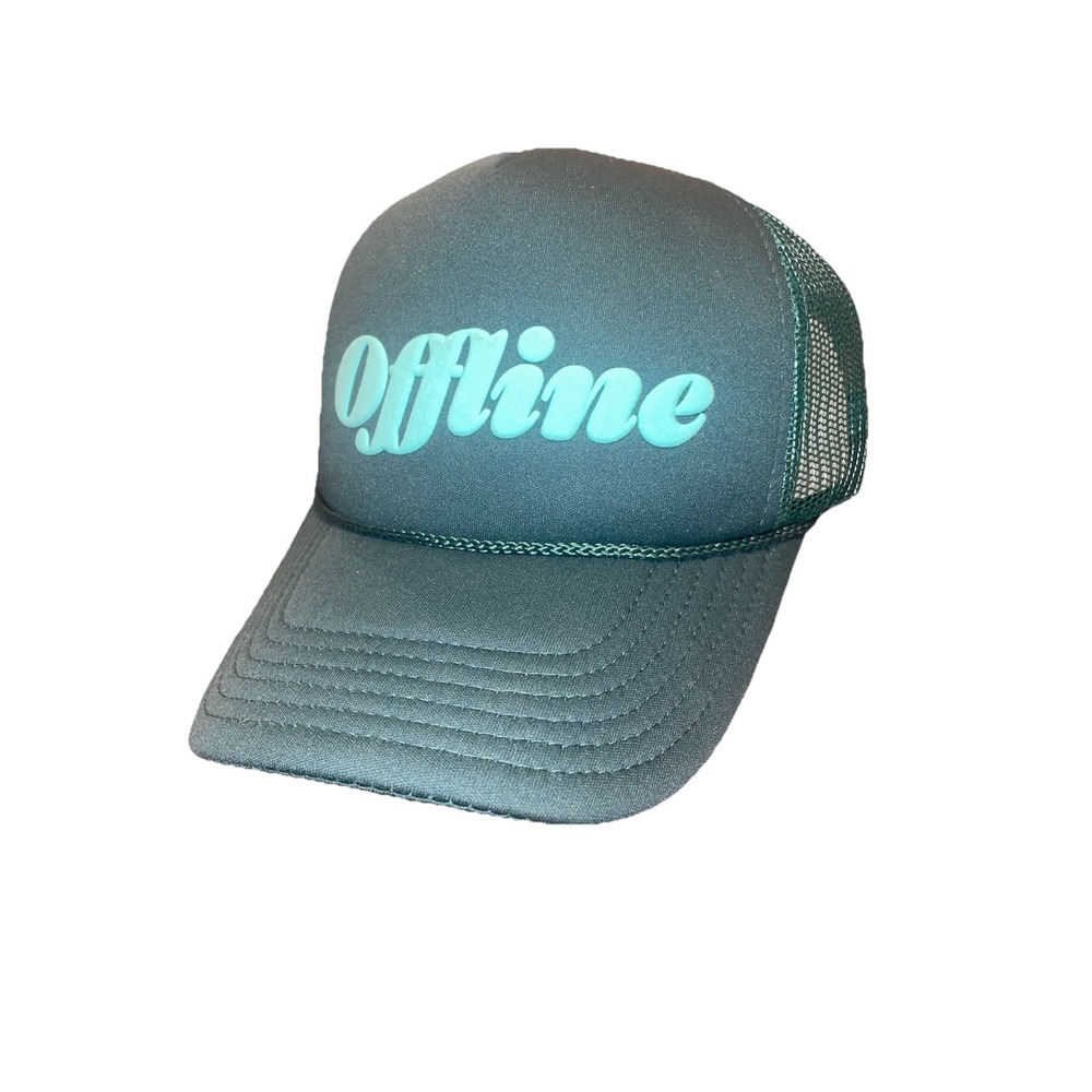 ULTA BEAUTY Offline Green/Teal Foam Trucker Snapback Mesh Hat 2025